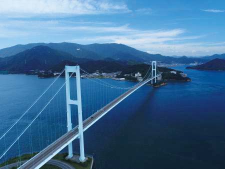瀬戸内海にかかる橋