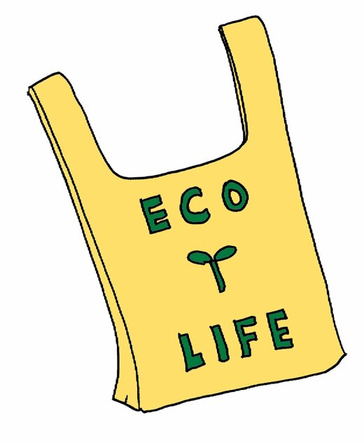 ナイロン製エコバッグ