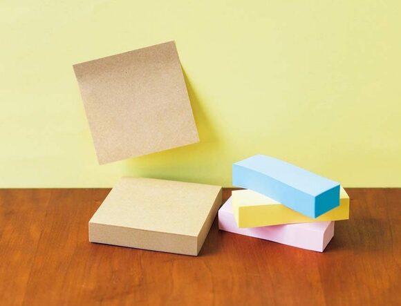 事務仕事に欠かせないふせんもたっぷり使える!