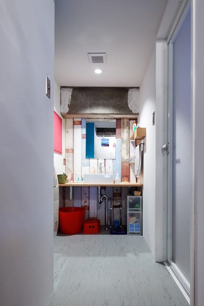 リノベ当初の洗面所の様子