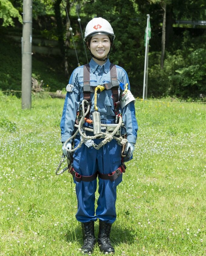 重装備の作業着。