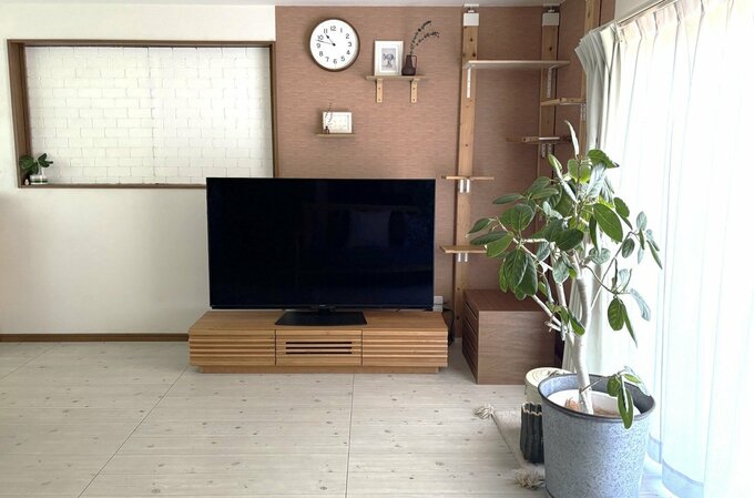 名倉さん宅のリビング