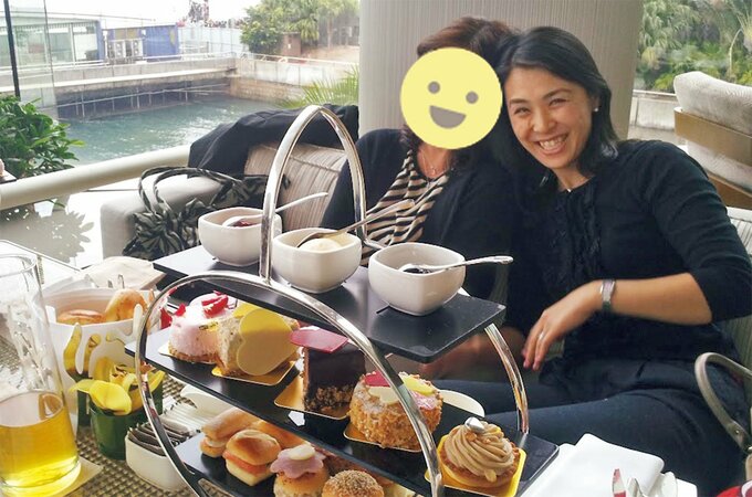 アフタヌーンティーの様子