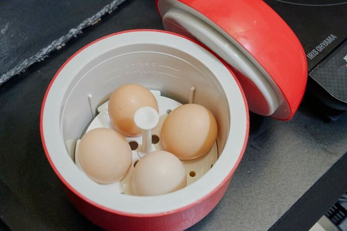 愛用の温泉卵メーカー