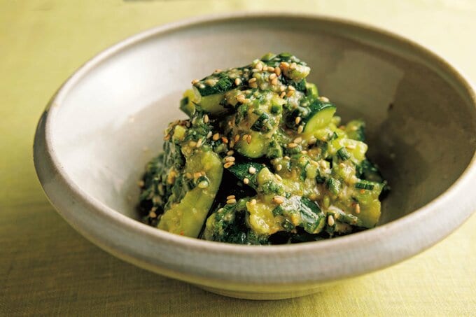 ニラみそキュウリ