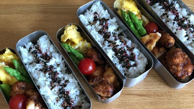 子ども3人お弁当