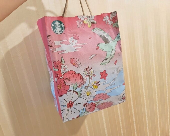 スタバ2024「SAKURAシリーズ」期間限定ペーパーバッグ