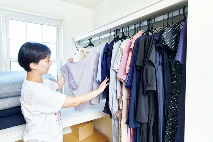 クローゼットを見る画像