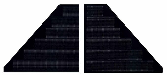 コーナー部にフィットするパネル