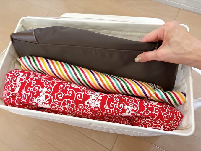 バッグが3つ入る
