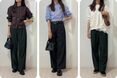 ユニクロ「スマートワイドストレートパンツ」を40代がサイズ違いで2枚買い！高見え＆着まわし力抜群