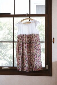 子どものワンピースもさわやかなアクセントに