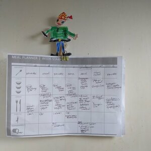 こちらは以前使っていた買い物リストを書き込める縦書きタイプ。