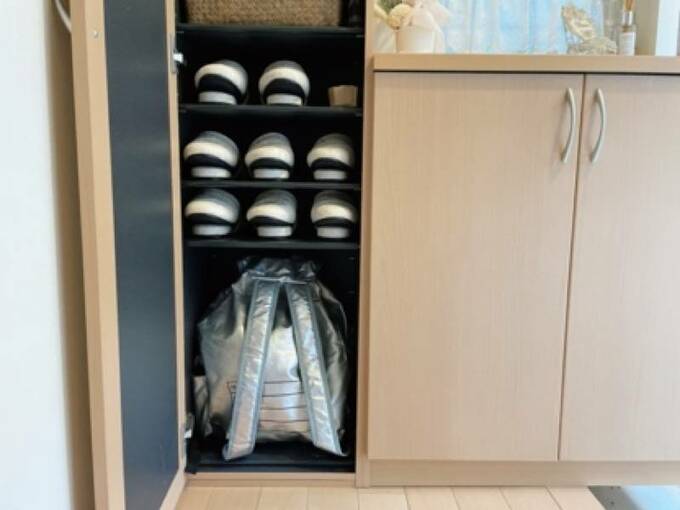 シュークローゼットに袋