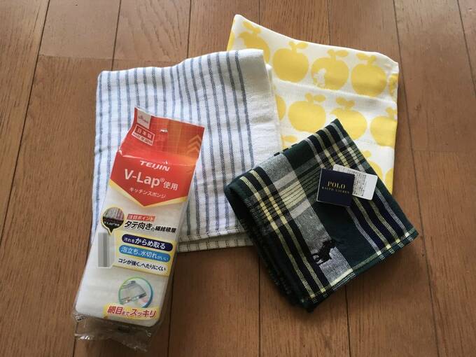 たくさんのハンカチ