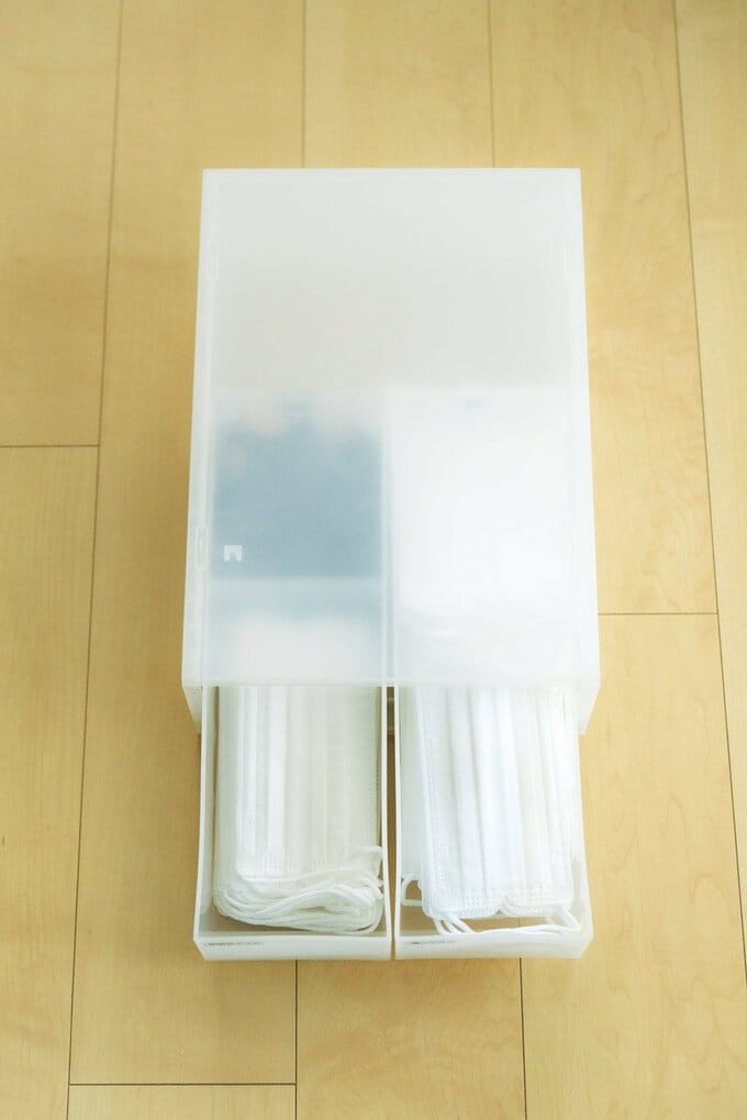 浅型の引き出し