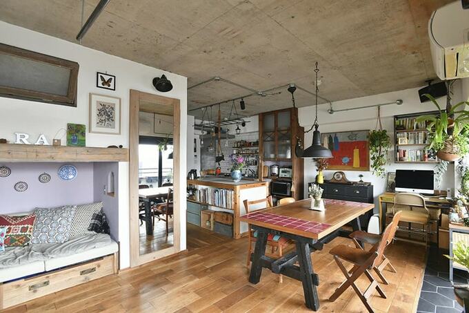 リビング　押し入れ　リノベーション