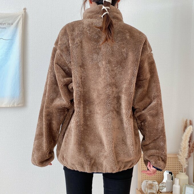 襟が高いので首元もあったか