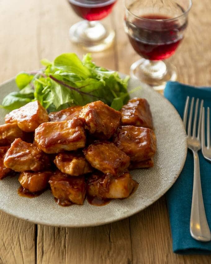 ひと口ポークステーキ