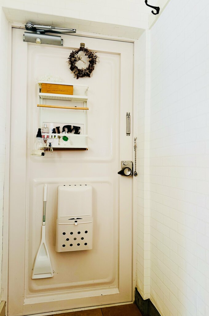 以前は玄関周りがごちゃごちゃと