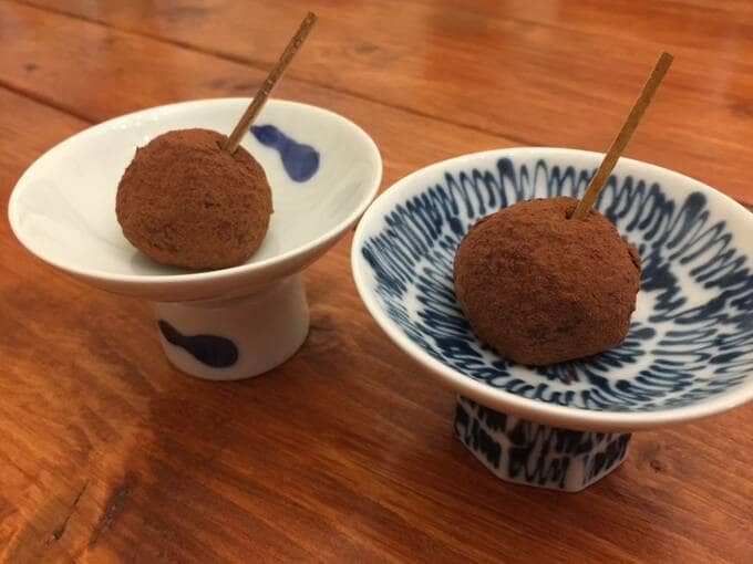 クリームチーズのトリュフ