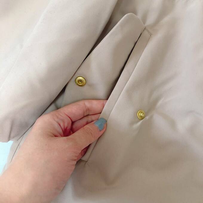 両脇のポケット