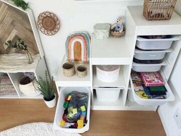 子ども部屋はイケアとニトリで。白で統一すればごちゃつかない