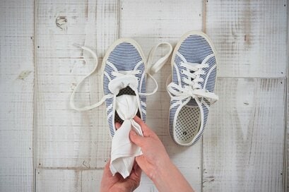 はっか油でナチュラル家事。重曹と合わて「消臭・吸湿パウダークリーナー」にも