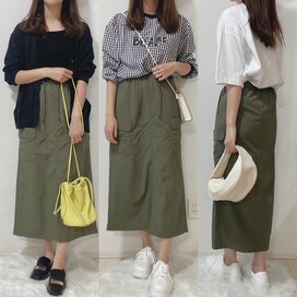 GUの2490円スカートが熱い！アラフォー向け1週間着まわし例