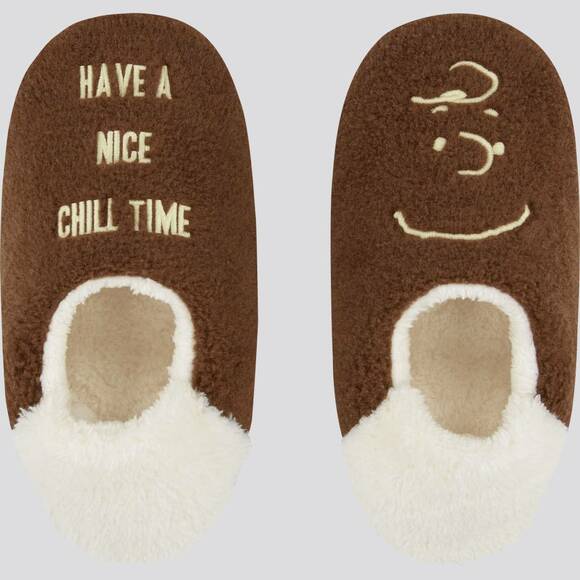 チャーリーブラウンのルームシューズ