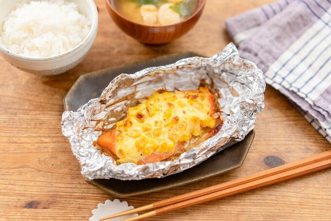鮭のタルタル焼き