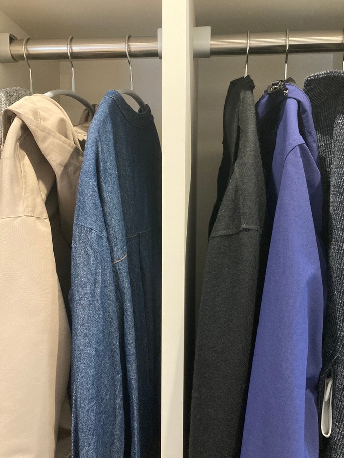 家族ロッカーの間仕切り