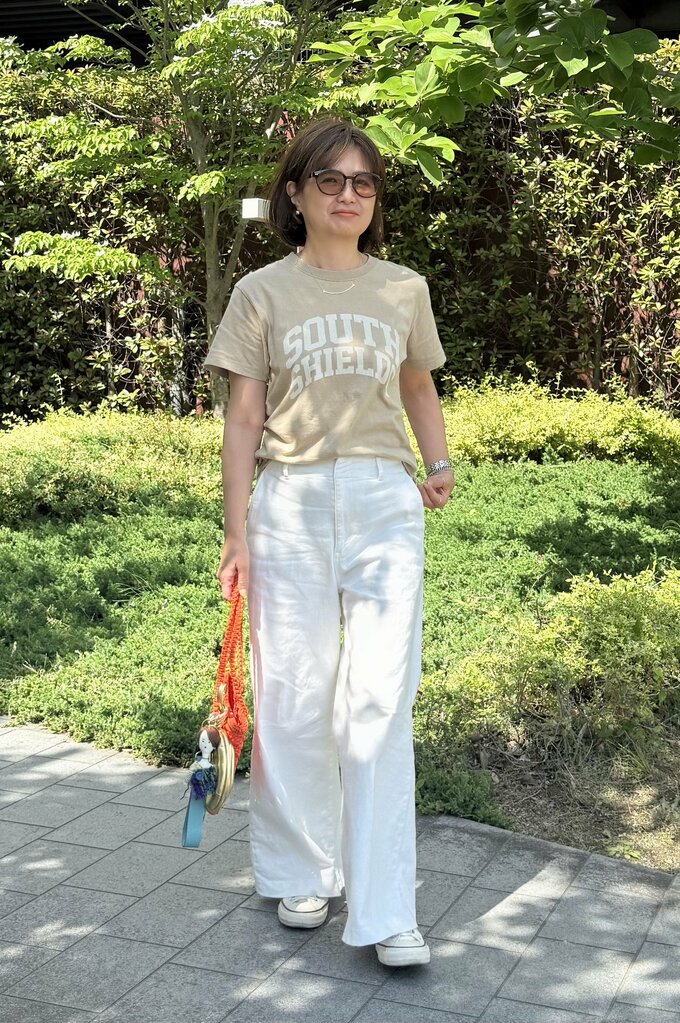 河村純子さんTシャツデニム1