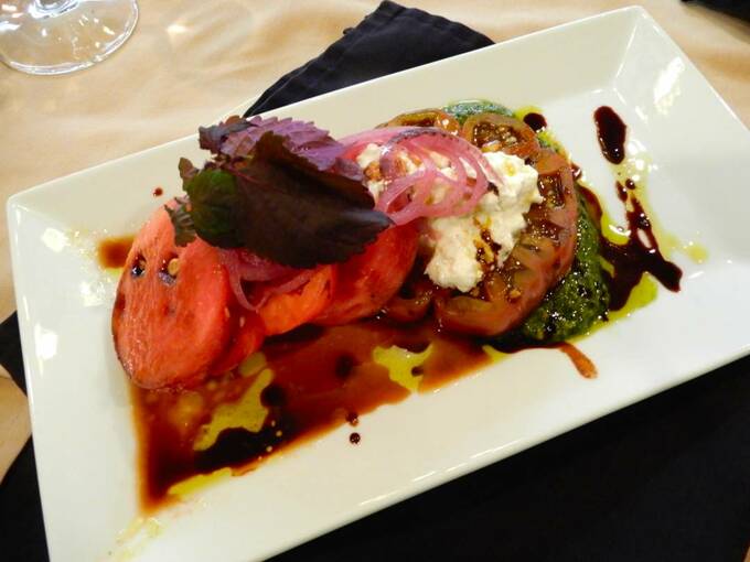 スイカのカプレーゼサラダ