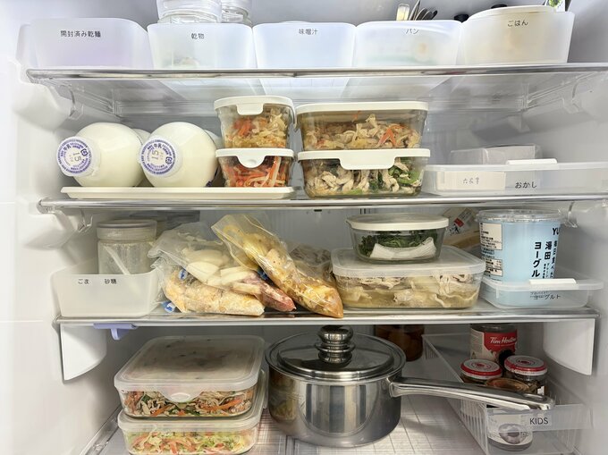 冷蔵庫の中身