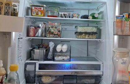 ニトリの収納グッズで「冷蔵庫の見える化」。5秒で食材を取り出せるから料理の手間が半減