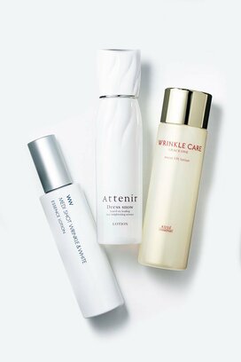 シワ改善化粧水、色つき日やけ止め。肌悩みを解決する最旬アイテム