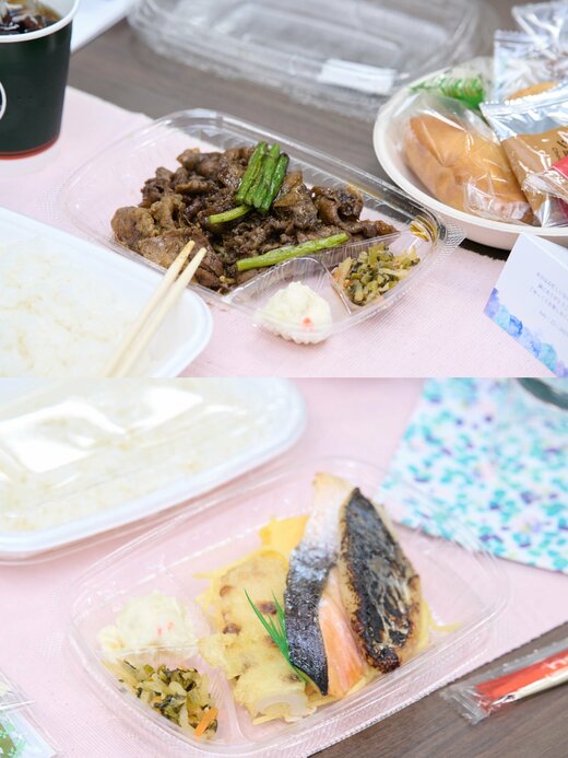 2種類のお弁当写真