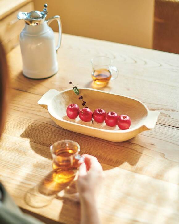 ヒメリンゴのディスプレー