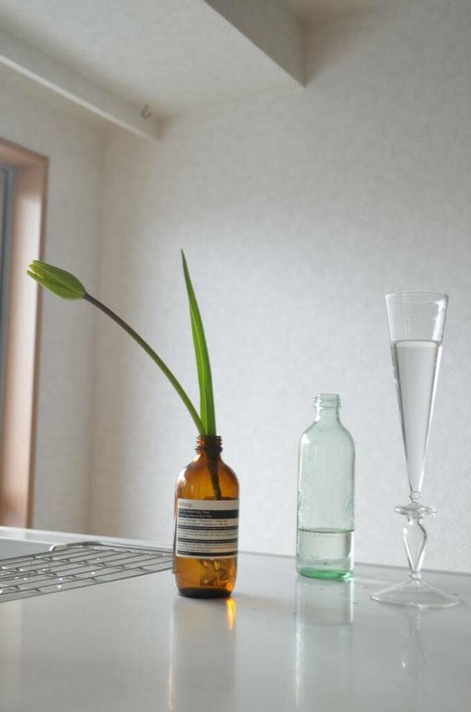 あきビンやガラスの器を使う