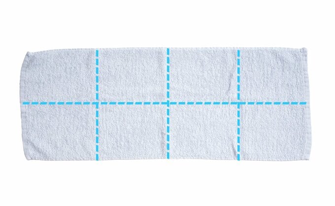 タオルのたたみ方