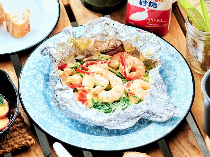 ホイル焼きエビマヨ