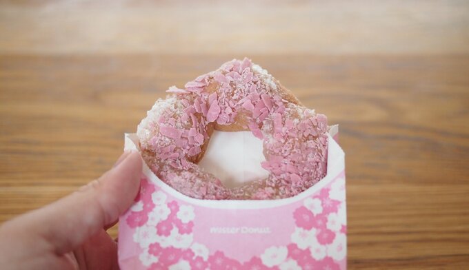 桜もちっとドーナツ 満開