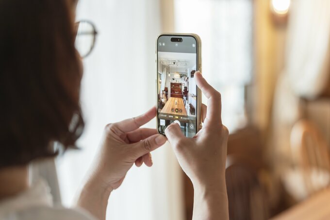 撮影してバランス調整