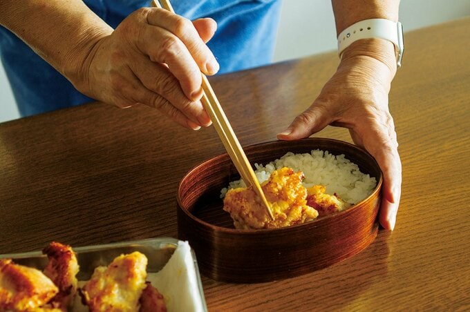 足立さんのお弁当づくり
