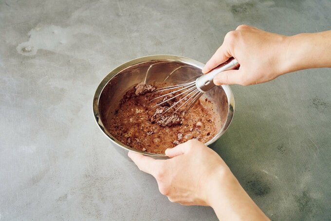 ボウルにチョコレート