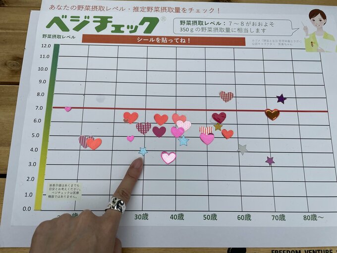 ベジチェック表