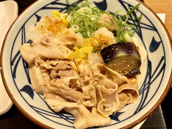 鬼おろし豚しゃぶぶっかけうどん