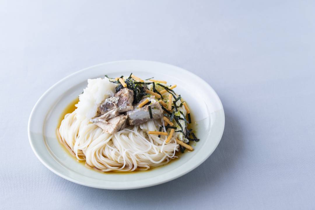 サバ缶でお手軽そうめん お茶漬けの素やトマト缶と組み合わせる簡単アレンジ