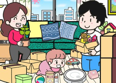 新生活準備に大忙し…どこが違う？5つ見つけたらエラい＜間違い探し＞